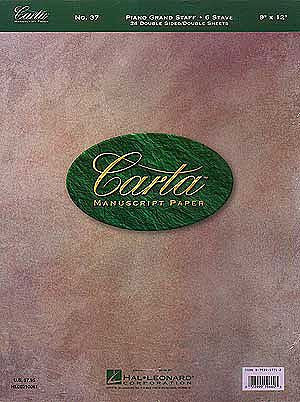 No. 37 Carta Part Paper Carta Manuscript Paper