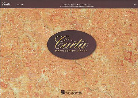 No. 27 Carta Score Paper Carta Manuscript Paper