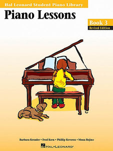 Piano Lessons Book 3 - Revised Edition Hal Leonard Student Piano Library Educational Piano Library Book Only