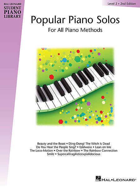 Popular Piano Solos - Level 2 Hal Leonard Student Piano Library Educational Piano Library Book Only