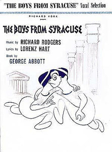 Boys from Syracuse Vocal Selections - Lorenz Hart and Richard Rodgers