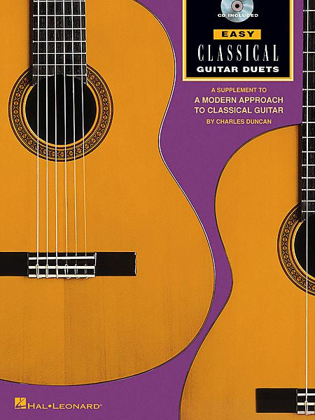 Easy Classical Guitar Duets Book/CD Pack