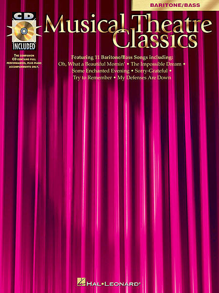 Musical Theatre Classics Baritone/Bass Vocal Collection Baritone/Bass