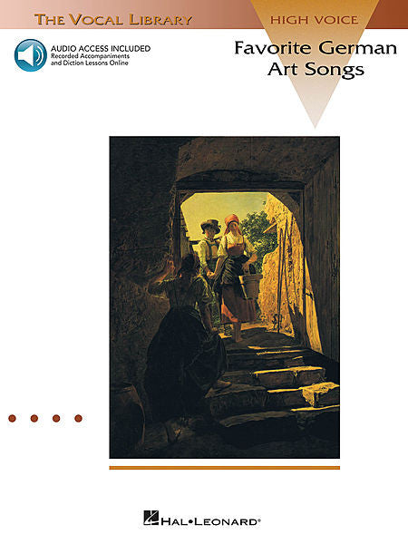 Favorite German Art Songs - Volume 1 The Vocal Library High Voice - Book/CD