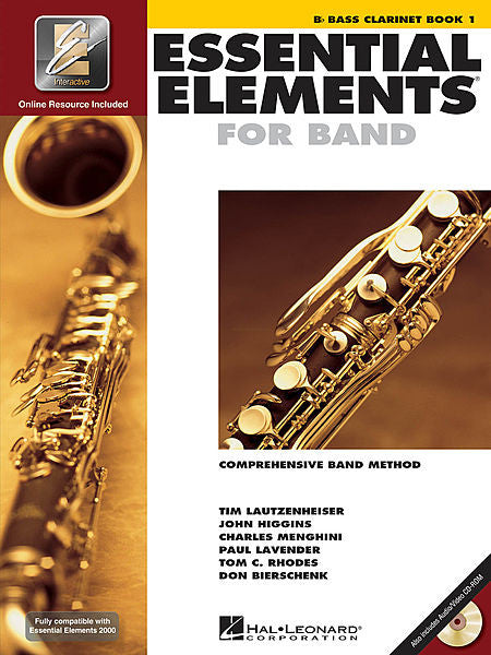 Essential Elements for Band - Book 1 with EEi Bb Bass Clarinet Essential Elements for Band Bb Bass Clarinet, Book/CD-ROM