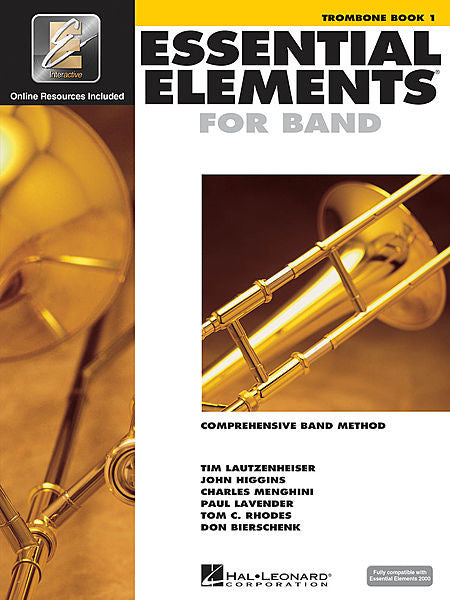 Essential Elements for Band - Book 1 with EEi Trombone Essential Elements for Band Trombone Book 1, Book/CD-ROM