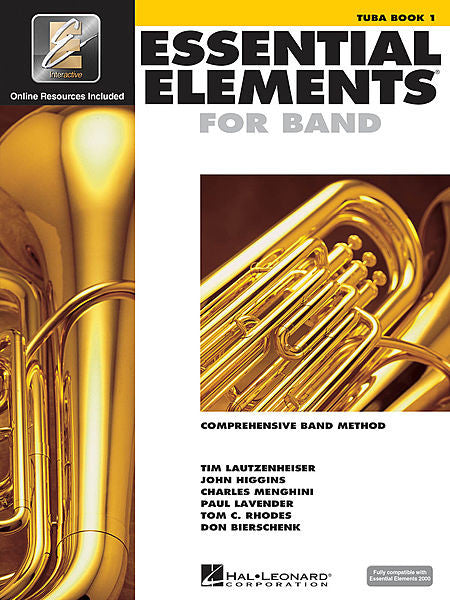 Essential Elements for Band - Book 1 with EEi Tuba in C (B.C.) Essential Elements for Band Tuba Book 1, Book/CD-ROM