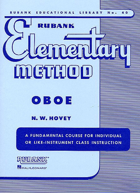 Rubank Elementary Method - Oboe edited by N.W. Hovey