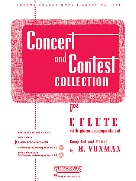 Concert and Contest Collection - C Flute Piano Accompaniment  (Voxman)