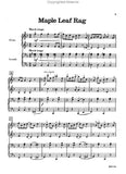 Joplin, Scott - Five Joplin Rags arr. Weekley & Arganbright - Piano Duet (1 Piano 4 Hands)