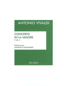 Vivaldi - Concerto in A Minor for Bassoon Strings and Basso Continuo RV497 Bassoon and Piano Reduction (Ephrikian)