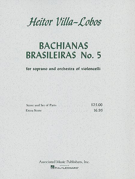 Bachianas Brasileiras No. 5 Set of Parts (Villa-Lobos) G Schirmer String Ensemble