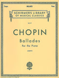 Chopin - Ballades, Piano Solo (Joseffy) Piano Collection