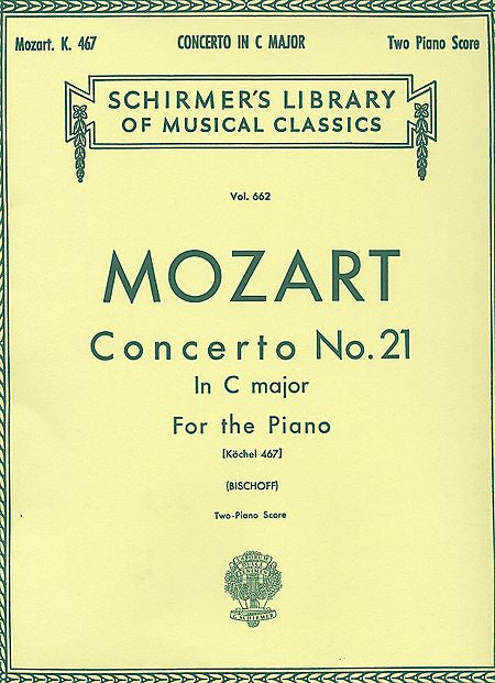 Mozart - Concerto No. 21 in C, K.467 Piano Duet (Bischoff)