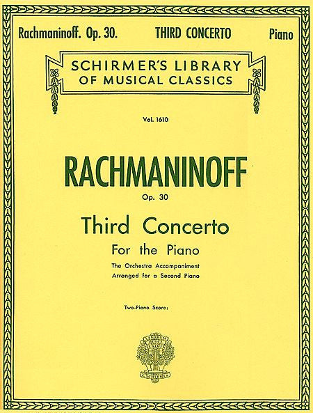 Rachmaninoff - Concerto No. 3 in D Minor, Op. 30 Piano Duet