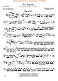 Marcello, Benedetto - Six (6) Sonatas ed. Analee Bacon & Lucas Drew - Cello (or Bass) & Piano
