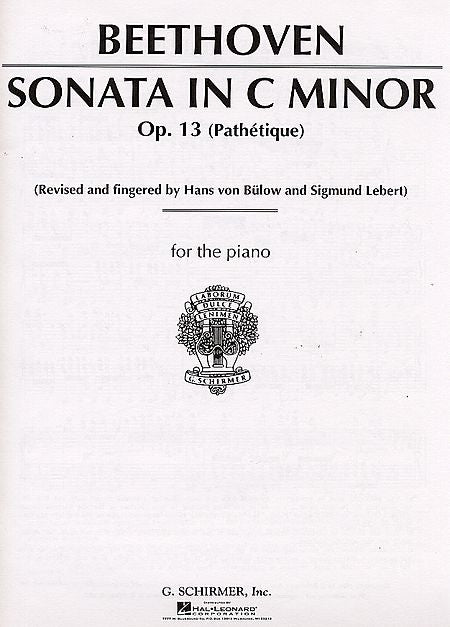 Beethoven - Sonata in C Minor, Op. 13 (Pathetique) Piano Solo (Von Bulow-Lebert)