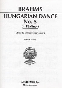 Brahms - Hungarian Dance No. 5 (f# minor) Piano Solo (Scharfenberg)