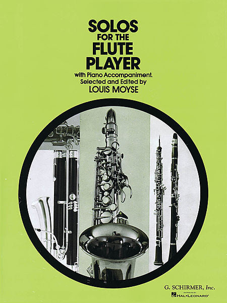 Solos for the Flute Player for Flute & Piano edited by Louis Moyse  Book Only