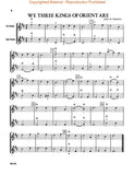 XMAS - Easiest Violin Duets for Christmas, Book 1 arr. Betty N. Barlow - 14 Holiday Favorites - Violin Ensemble Duet: Two (2) Violins & Piano - Score & Parts