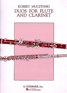 Muczynski - Duos for Flute and Clarinet, Op. 24 Score and Parts