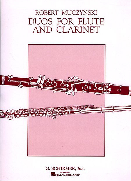 Muczynski - Duos for Flute and Clarinet, Op. 24 Score and Parts