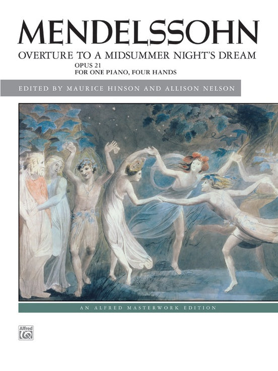 Mendelssohn - Overture to A Midsummer Night's Dream Opus 21 - Piano Duet (1 Piano 4 Hands)