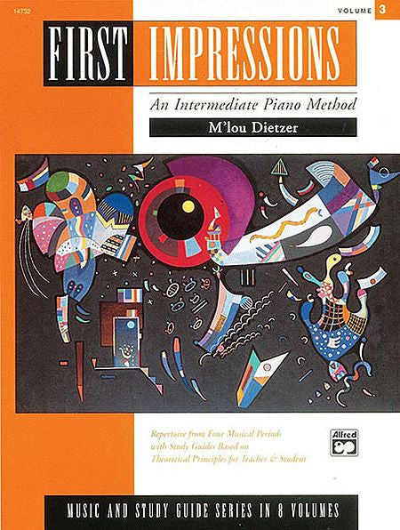 Dietzer, M'Lou - First Impressions: Music & Study Guides, Volume 3 - Intermediate - Piano Method Series*