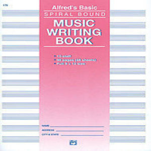 12 Stave Music Writing Book (9" x 12")