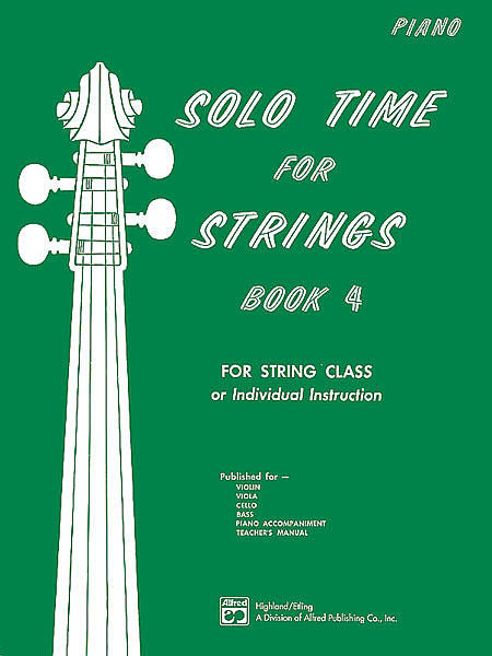 Solo Time for Strings, Book 4