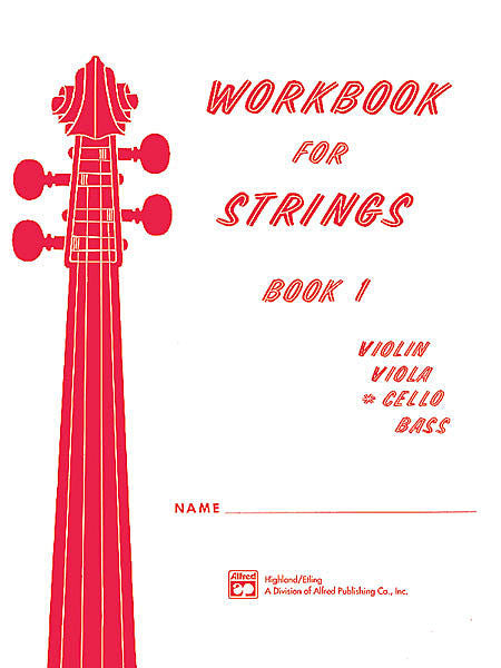 Workbook for Strings, Book 1 - Cello