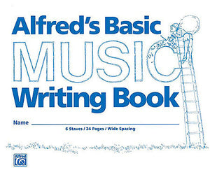 Alfred's Basic Music Writing Book (8" x 6")