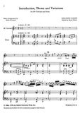 Introduction, Theme, and Variations - Rossini, Gioachino (ed. David Glazer) - Reduction for Clarinet and Piano (Ralph Hermann)