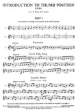 An Introduction to Thumb Position - Benoy, A. W./Sutton, L. - Sheet Music