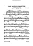 Three American Miniatures - Rutter, John - Sheet Music