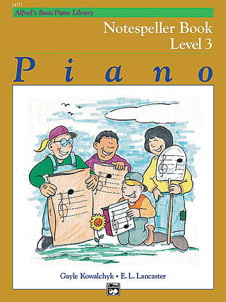 Alfred's Basic Piano Course: Notespeller Book 3