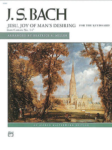 J. S. Bach - Jesu, Joy of Man's Desiring (Miller), Piano Solo