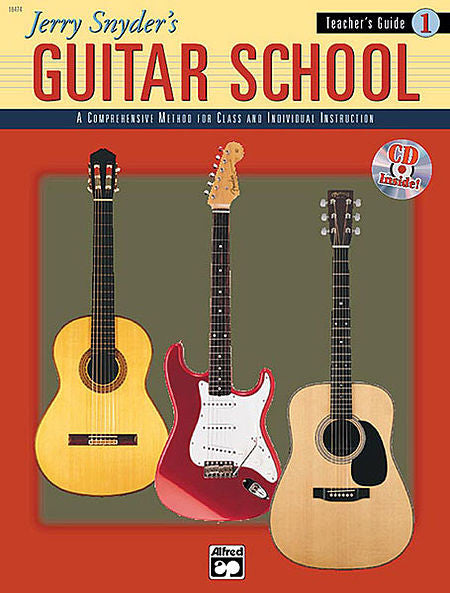 Jerry Snyder's Guitar School, Teacher's Guide Book 1 w/CD