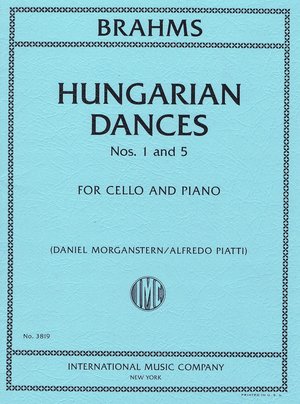 Brahms, Johannes - Hungarian Dances Nos. 1 & 5 arr. Alfredo Piatti ed. Daniel Morganstern - Cello & Piano