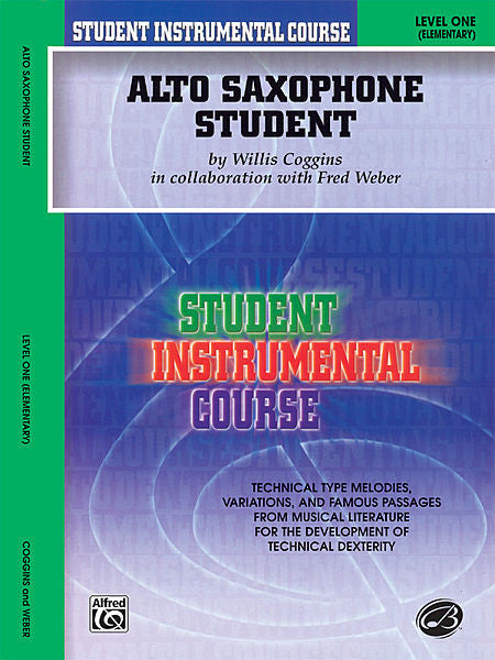 Student Instrumental Course: Alto Saxophone Student, Level I