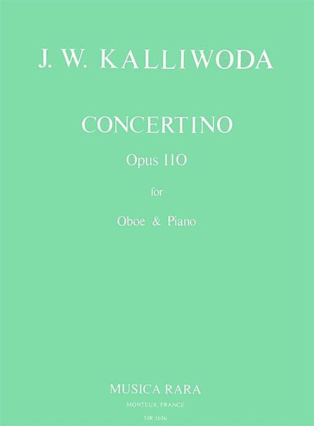 Kalliwoda - Concertino op. 110, Oboe and Piano