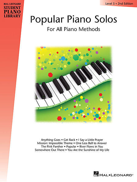 Popular Piano Solos - Level 5 Hal Leonard Student Piano Library Educational Piano Library Book Only