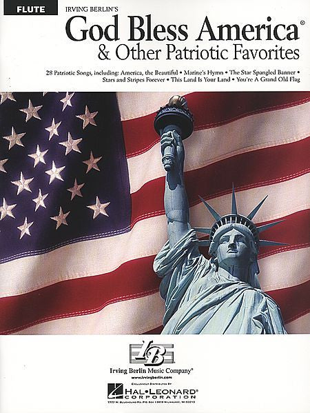 God Bless America and Other Patriotic Favorites Flute Instrumental Folio Flute