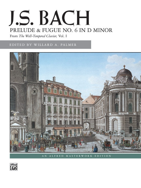 J. S. Bach - Prelude and Fugue No. 6 in D minor (WTC I) (Palmer)