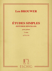 Brouwer - etudes Simples - Volume 2: Nos. 6-10 Guitar Solo