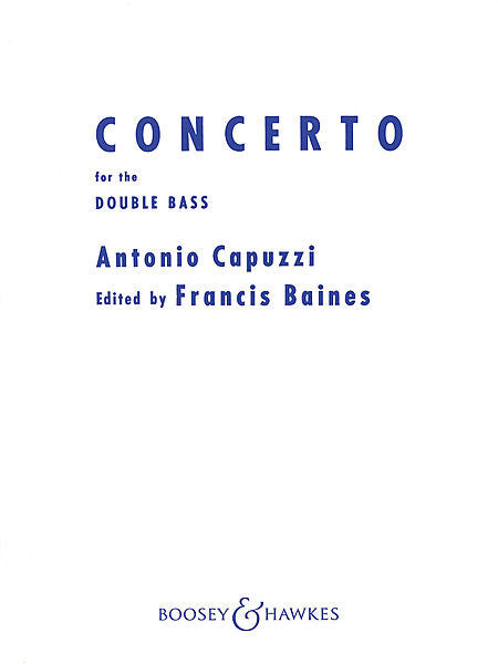 Capuzzi - Double Bass Concerto in F (ed. Baines)