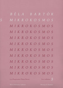 Bartok - Mikrokosmos Volume 5 (Pink) Piano