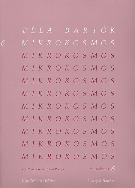 Bartok - Mikrokosmos Volume 6 (Pink) Piano Solo