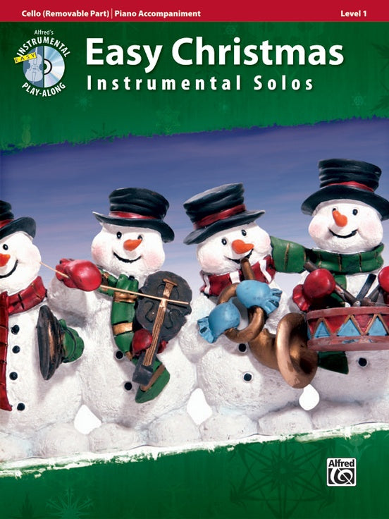 XMAS - Easy Christmas Instrumental Solos, Level 1 - Cello & Piano w/CD