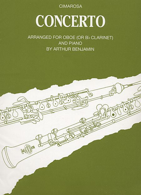 Cimarosa - Concerto for Oboe & Piano Reduction arranged by Arthur Benjamin